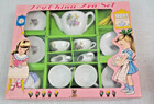 Vintage Japan Oriental Children s Tea Set Service Toy In Original Box Extra Item