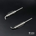 Lesu 1 14 Rc Model 1pair Metal Chimney For Diy For Tamiya  Car Truck
