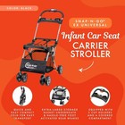 Lightweight Stroller Frame Infant Car Seat Carrier Travel System Easy Fold 