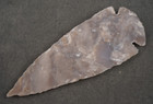 Bent 3 6  Flint Spearhead Knife Project Point Blade Arrowhead Bb588