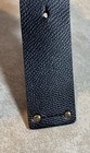 Michael Kors Leather Belt Chocolate Brown Women M Gold Mk Logo Round Buckle New