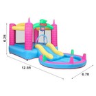 Inflatable Bounce House Tank Jumper Slide Water Kids Castle   Blower   Carry Bag