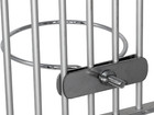 800121 Stainless Steel 10 Oz Cage Coop Clamp Bolt Cup Bird Dog Food Water Bowl
