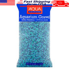 Aquarium Gravel 25lb Mixed Blue Decorative Substrate Healthy Fish Environment Us