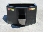 5 8 Cubic Yard Concrete Dispensing Bucket Attachment Fits Skid Steer Loader