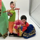 Vintage Shin Jin Sa Korean Dolls Set Of 2 Hanbok Traditional Costume Korea