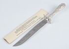 Vintage Stieff Repousse Rose Sterling Silver Carving Knife 11 5    Fork 9 5  Set