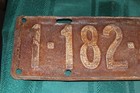 Illinois License Plate 1928   1-182-439