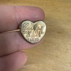 Carhartt Organized Labor s Friend Old Overall Button Heart Shape Wobble Shank