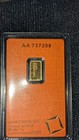 1 Gram Valcambi Suisse  9999 Fine Gold Bar In Assay