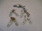 Vtg Victor Victrola Vv Iv Tabletop Phonograph Good Set 4 Door Hinges W  Screws