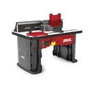 Skil Srt1039 Benchtop Portable Router Table With Dual Sided Integrated Bit Stora