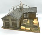 Ho Custom Built  Painted  Weathered  Corner Lumber Mill Building And Yard 