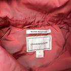 Charter Club Womens Xs Rain Jacket Coral Pink Water Resistant Hooded Anorak Coat