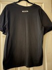 Fear Of God Essentials Black T-shirt Oversized Logo Tee Unisex