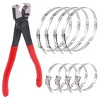 9pcs Hose Clamp Pliers With Cv Boot Clamp Kit  Small And Large Stainless Steel