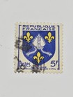 1954 France          Coat Of Arms  saintonge  5f Stamp 