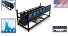 Mining Rig Case Aluminum 8 Gpu Stackable Tower Crypto  Bench Enclosure