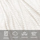 2 Pcs Fleece Blankets Bulk 60 X 50 In  230 Gsm Soft Lightweight Throw Blanket   