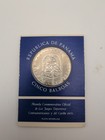 1970 Republic Of Panama Five Balboas Sterling Silver Proof Caribbean Games