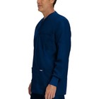 Landau 7551bnp Small Warmup Jacket  Cotton polyester  3 Pockets  Navy  Size S