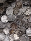      25 Older Mercury Dimes 1 2 Roll 90  Silver      In Stock      Fast Free Shipping 