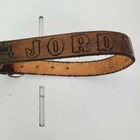 Jordan Tooled Leather Western Belt 18  Toddler Boys Girls Usa Made Tractor