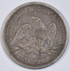 1861 Seated Liberty Half Dollar   Nice Original Xf  Inv 1