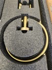   Byh 5pc Modern Brushed Gold Decorative Bathroom Hardware Set Bhs-2004-bg New