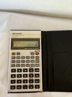 Vintage Sharp El-506p Scientific Calculator W folding Cover Case Tested Works 