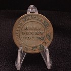 1813 Nova Scotia 1 2 Penny Trade Token Vf Or Better