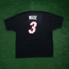 Dwyane Wade Adidas Nba Men s 2013 Nba Finals Miami Heat N n Jersey Black T-shirt
