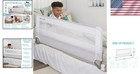 54-inch Extra Long Toddler Bed Rail Guard - Swing Down Safety For Peace Of Mind