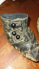 Well Used Victorian Button Up Baby Shoes