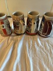 Lot 4 Budweiser Vintage 1985 86 88 89clydesdale Collectors Series