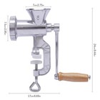 Multifunction Meat Grinder Mincer Stuffer Hand Manual Sausa Filler Maker Machine