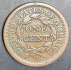 1853 Braided Hair Large Cent Nice Original Coin Tough Old Collectible L229