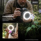 67mm Clip-on Bi-color Led Ring Light Usb-c For Phone Cage Camera Tripod