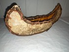 Vtg Adirondack Style Handmade  American White Birch Bark  12  Canoe Flat Bottom