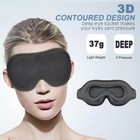 Travel Silk Eye Sleep Mask Soft Padded Shade Cover Sleeping Rest Relax Blindfold