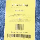  2-pk  Garland Rug Traditional Washable Bathroom Rug Set Basin Blue Ba010w2p04j4