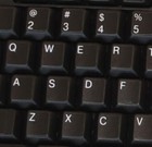 English Us Non-transparent Keyboard Sticker Black Background