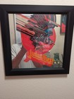 Vintage 1982 Framed Judas Priest Mirror Decor 14    X 14   