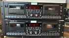 1 Tascam 302 Dual Cassette Tape Player Recorder Rack Mount Pro Audio Equipment