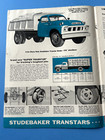 1958 Studebaker Transtar 1 1 2- 2- 2hd- Ton Trucks 3e28 3e38 3e40 Sales Brochure