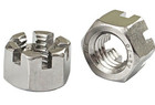 Stainless Steel Slotted Hex Castle Nut Variations Size   Fine Thread