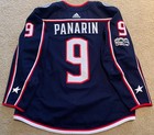 Artemi Panarin Blue Jackets Game Worn Jersey -loa -matched -patch -repairs    