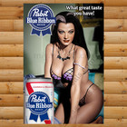 Pabst Beer 16x24 Poster Vintage Retro 80s Style Bar Pub Man Cave Decor