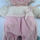 Vintage Eden Pink Thermal Waffle Blonde Plush First Baby Doll Blue Eyes Htf