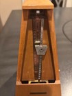 Metronome In Working Condition Decorative Wood Looks Nice On Piano 40 Years Old